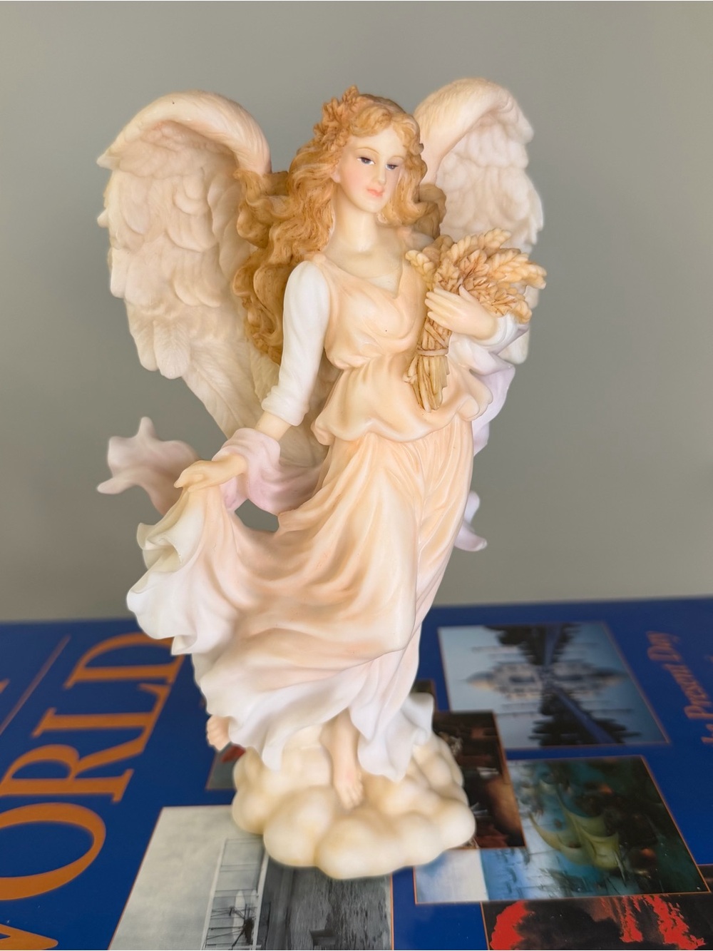 Seraphim Classics Heather "Autumn Beauty" Figurine - Cream & Gold